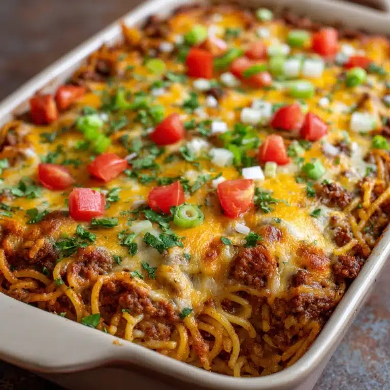 Taco Spaghetti Casserole Recipe