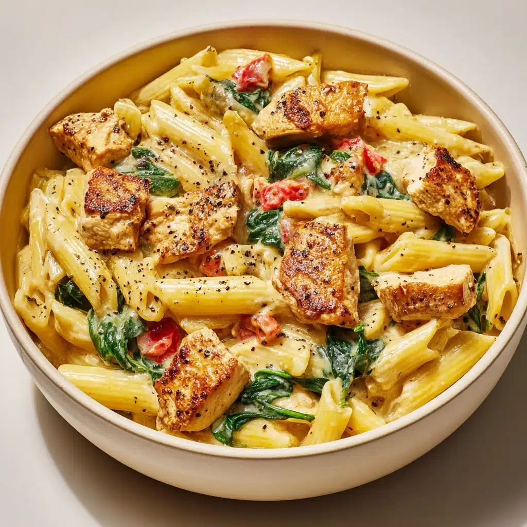 Creamy Chicken and Spinach Pasta Recipe