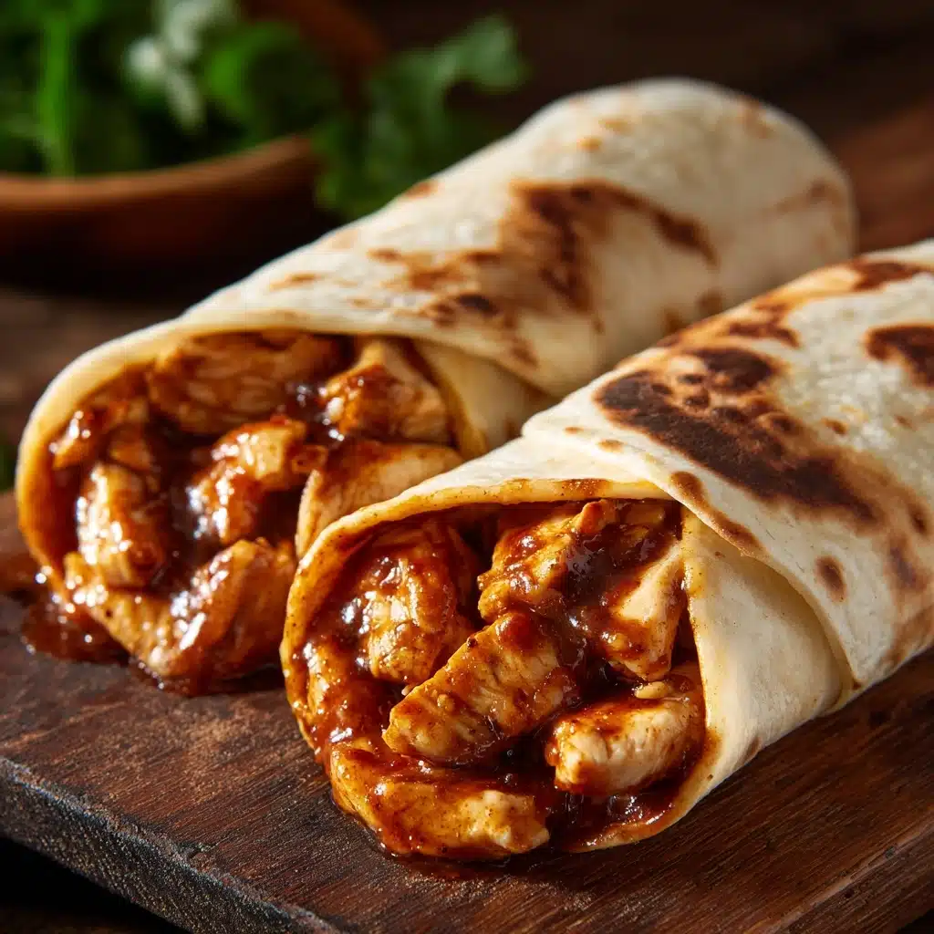 Crispy BBQ Chicken Wraps Recipe