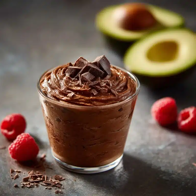 Avocado Chocolate Mousse Recipe