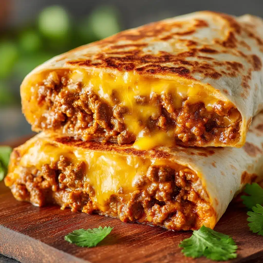 Loaded Taco-Stuffed Cheesy Pockets Recipe