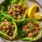 BLT Chicken Salad Lettuce Wraps Recipe