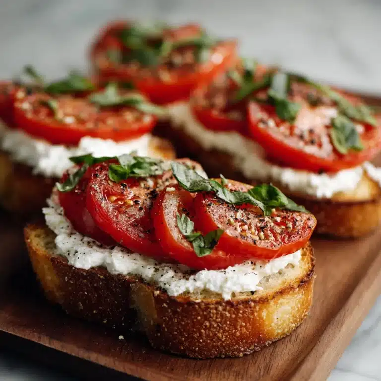 Ricotta & Tomato Sourdough Toast Recipe