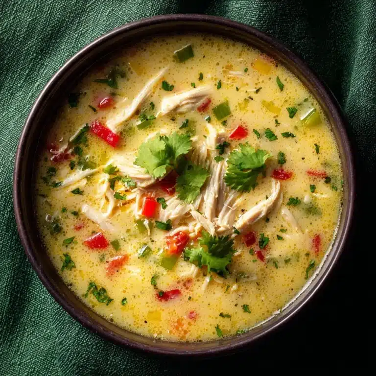 Rich and Flavorful Coconut Cilantro Chicken Soup Recipe