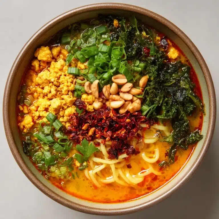 Crispy Thai Peanut Chicken Ramen Recipe