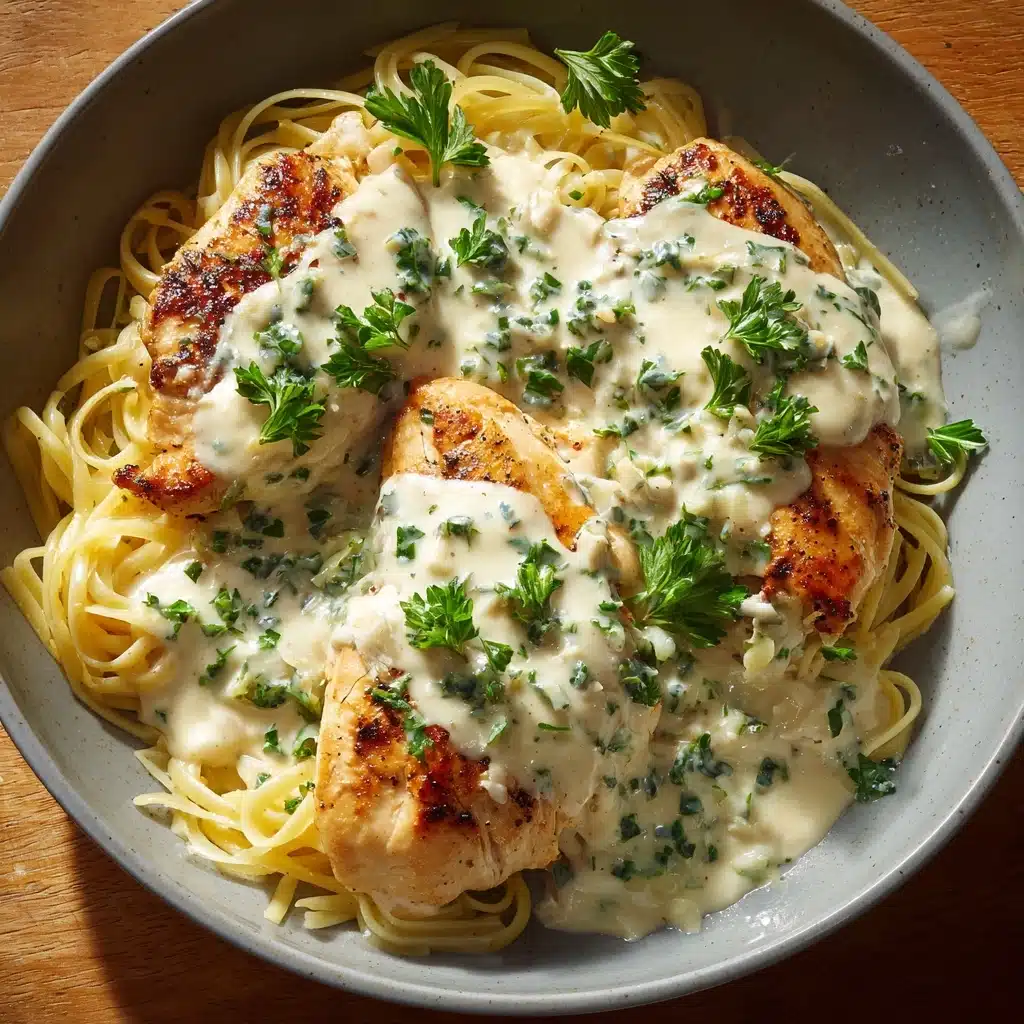 Chicken in Boursin Garlic Herb Cream Sauce Recipe