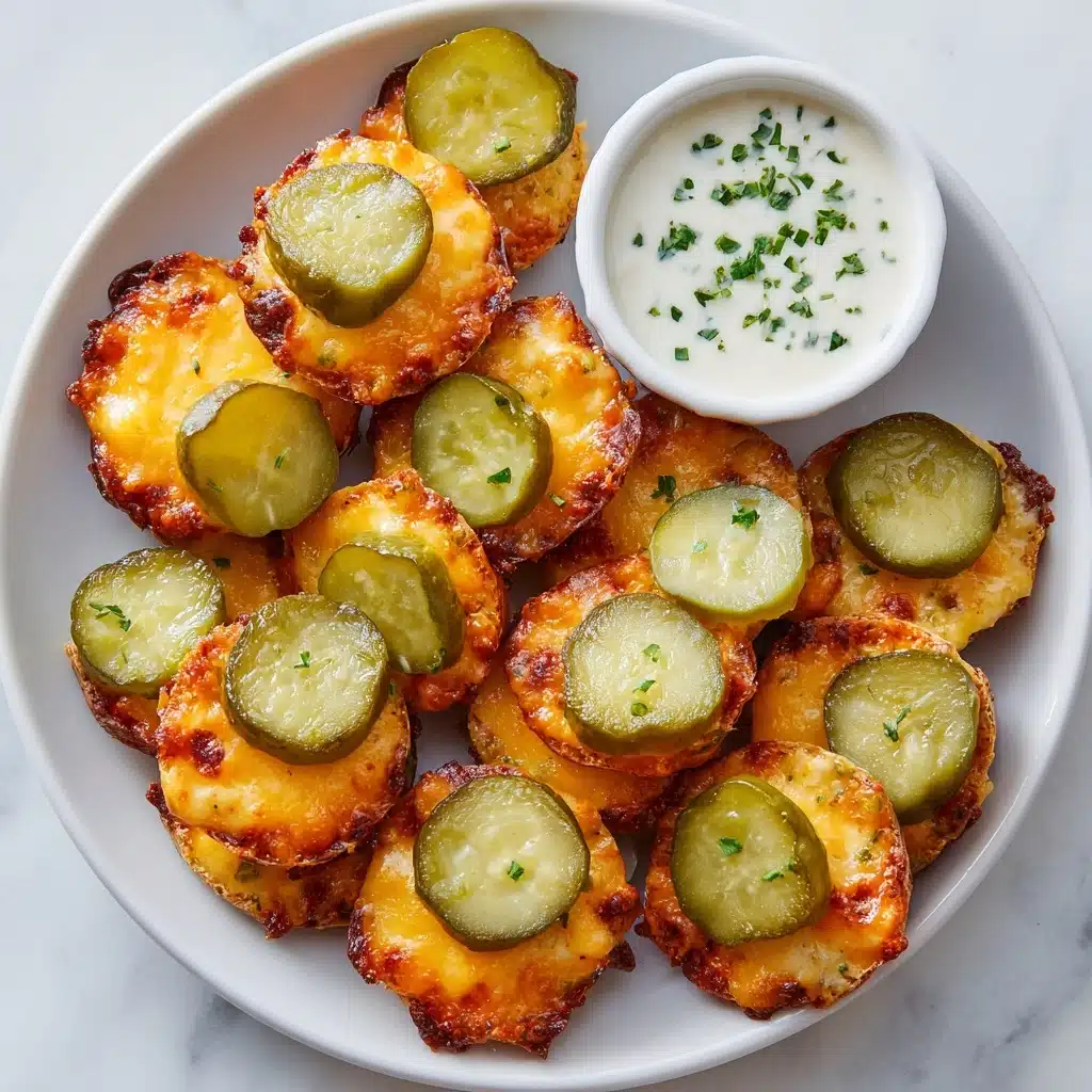 Cheesy Pickle Chips Recipe - Recipe Image
