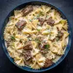 Creamy Beef and Bowtie Pasta Recipe