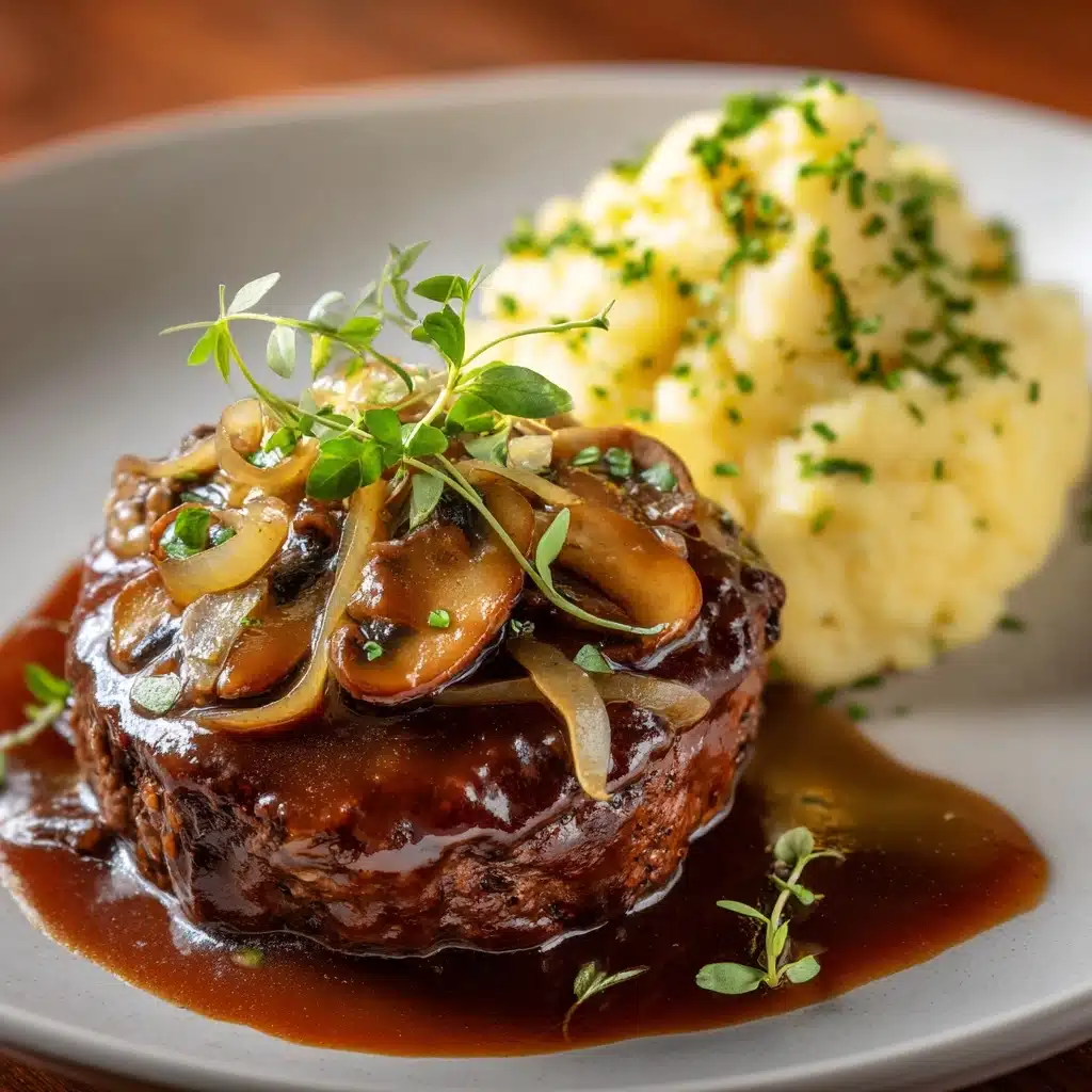 Bobby Flay–Inspired Salisbury Steak Recipe