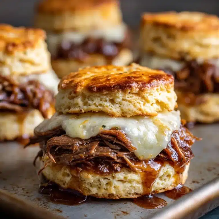 Baked French Dip Biscuits Recipe