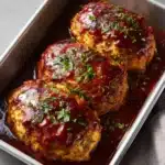 Mini Glazed Chicken Meatloaves Recipe