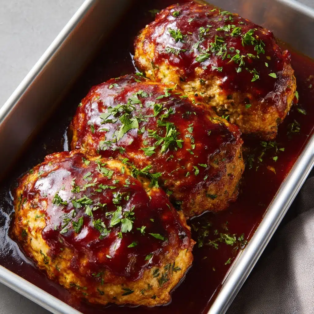 Mini Glazed Chicken Meatloaves Recipe