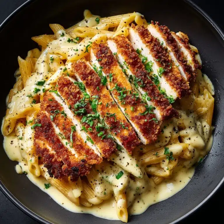 Crispy Chicken with Creamy Pasta Recipe