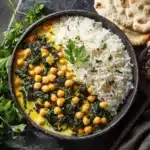 Chickpea Spinach Coconut Curry Recipe