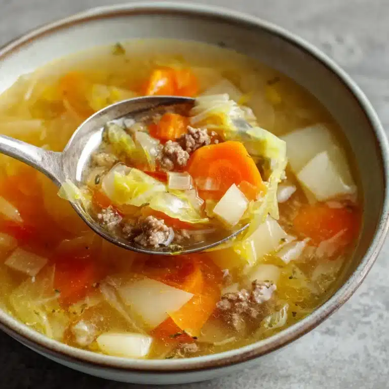 Homemade Cabbage Roll Soup Recipe
