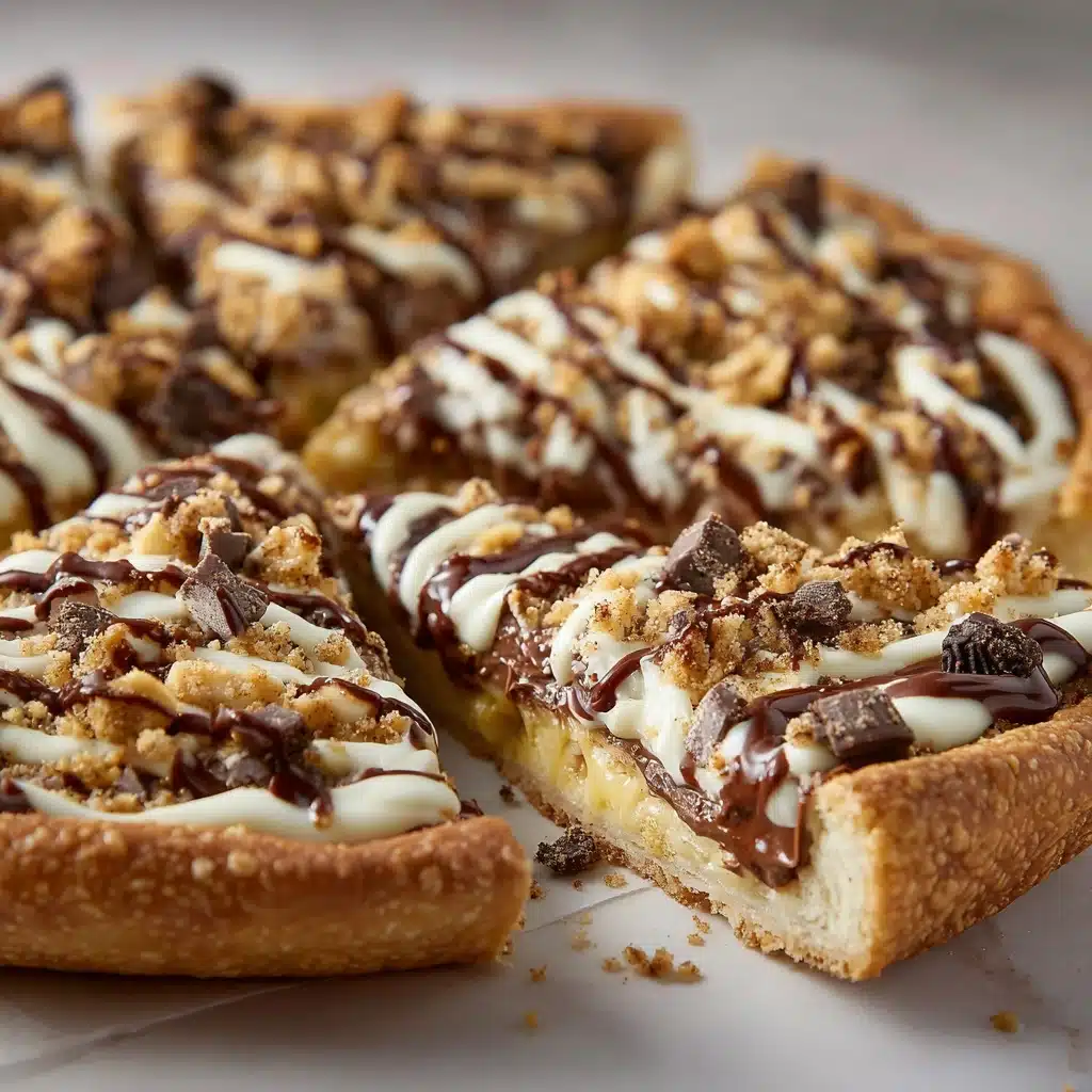 Chocolate Chip Dessert Pizza Recipe - Recipe Image