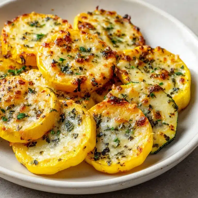 Parmesan Baked Yellow Squash Made Easy: Only 3 Ingredients Recipe