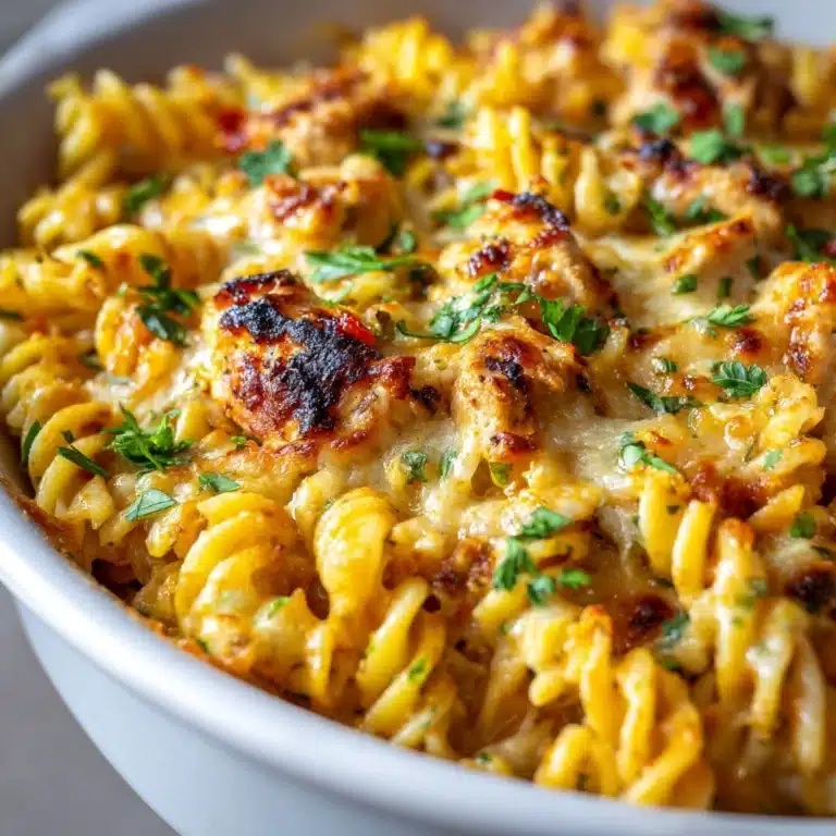 Cajun Cream Cheese Chicken Pasta Bake Recipe