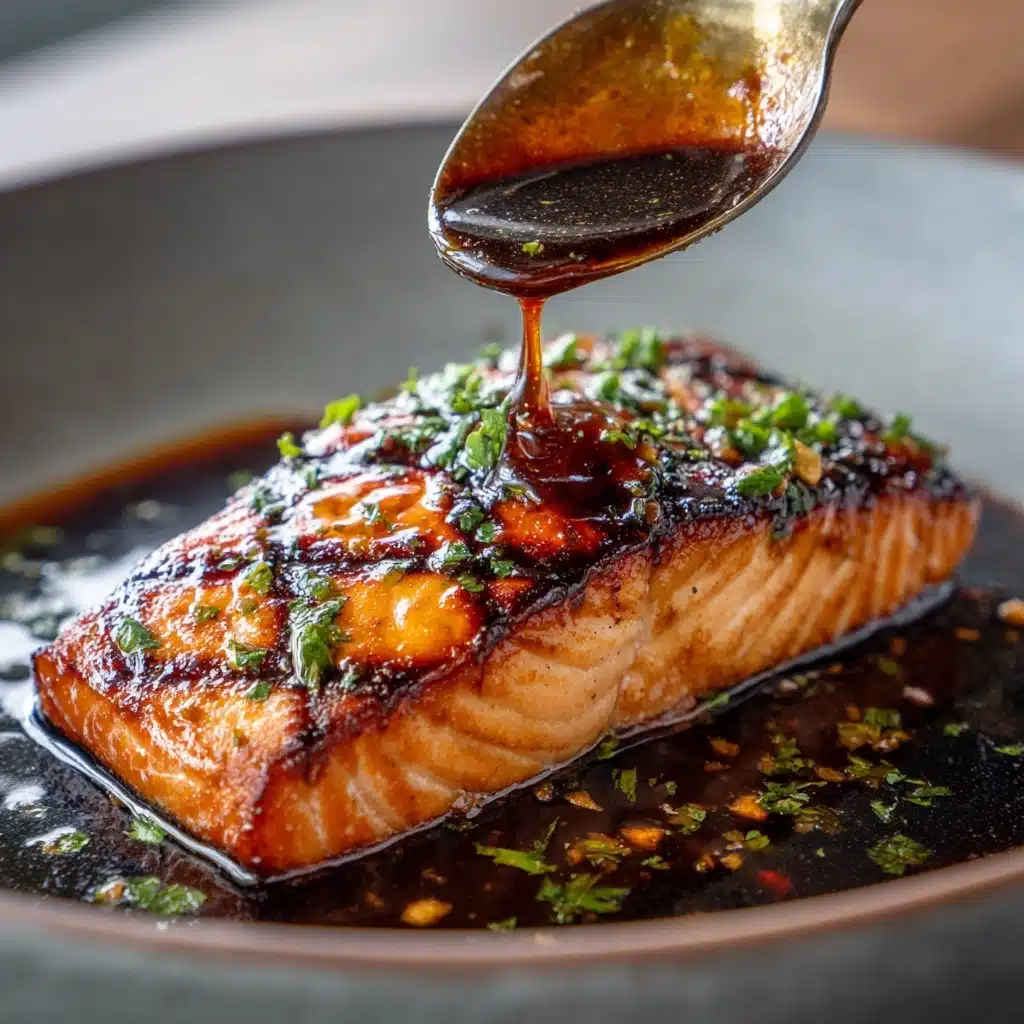 Honey Garlic Glazed Salmon Recipe - Recipe Image