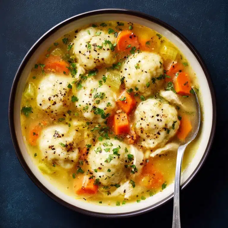 Creamy Chicken Stew and Dumplings Recipe
