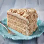 Vanilla Cream Cake with Quick Caramel Frosting Recipe