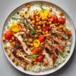 Greek Chicken and Lemon Rice Recipe