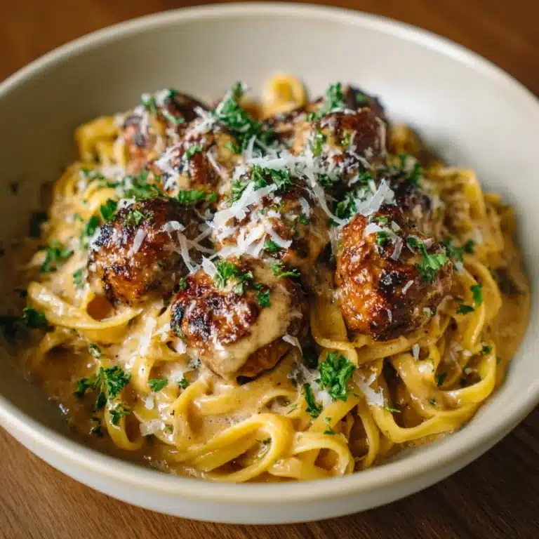 lls Served Over Creamy Parmesan Linguine Recipe