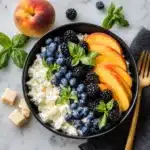 Blueberry Peach Feta Salad Recipe