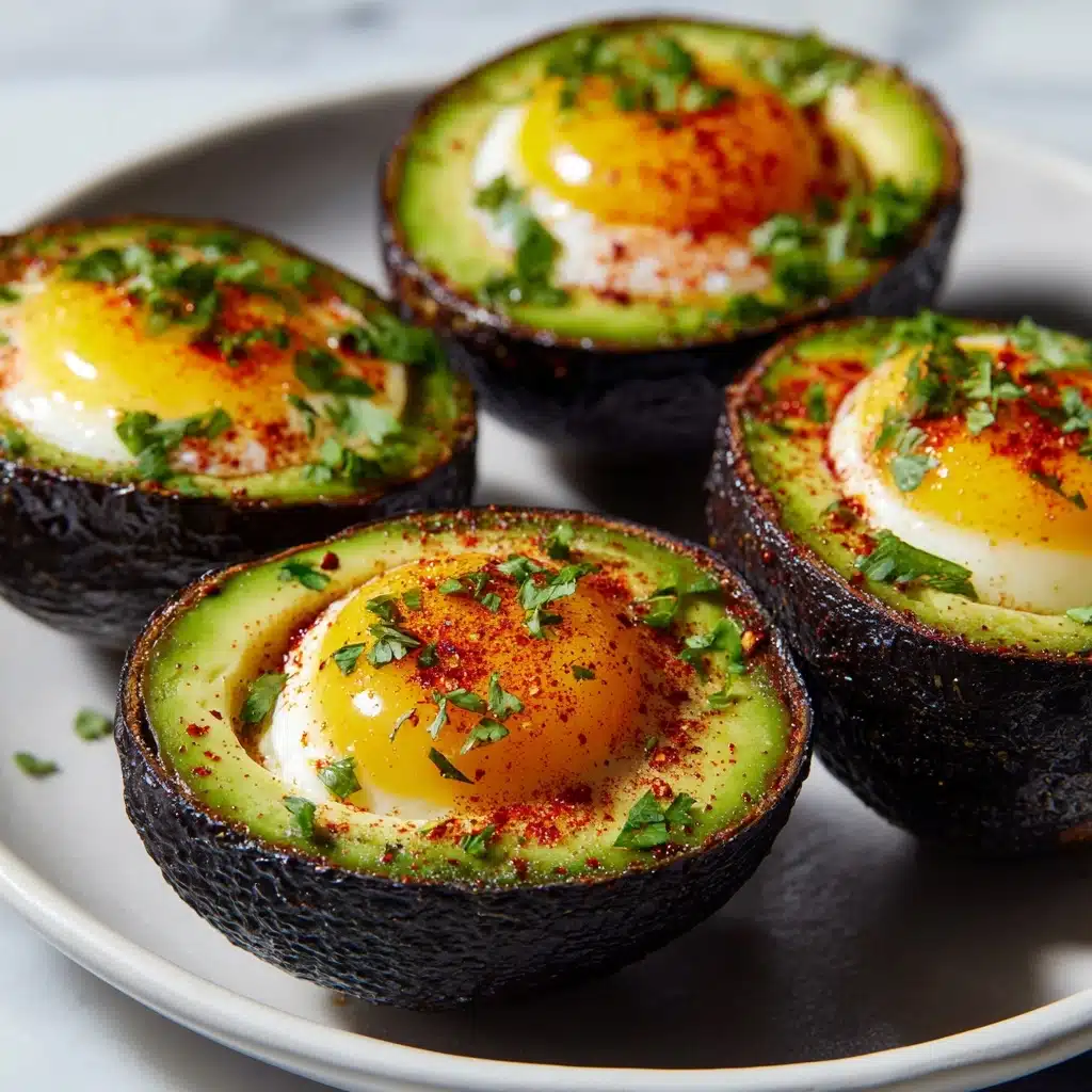 Air Fryer Avocado Eggs Recipe