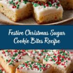 Christmas Sugar Cookie Bites Recipe
