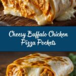 Ooey-Gooey Buffalo Chicken Pizza Pockets Recipe