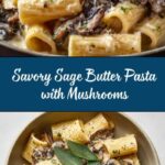 Sage Butter Pasta with Mushrooms Recipe