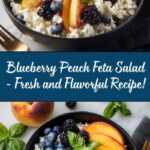 Blueberry Peach Feta Salad Recipe