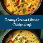 Rich and Flavorful Coconut Cilantro Chicken Soup Recipe
