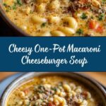 One-Pot Macaroni Cheeseburger Soup Recipe