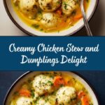 Creamy Chicken Stew and Dumplings Recipe