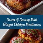 Mini Glazed Chicken Meatloaves Recipe