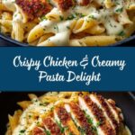Crispy Chicken with Creamy Pasta Recipe