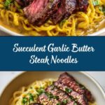 Garlic Butter Steak Lightning Noodles Recipe