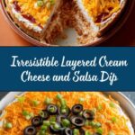 Layered Cream Cheese and Salsa Dip Recipe