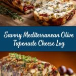 Mediterranean Olive Tapenade Cheese Log Recipe