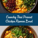Crispy Thai Peanut Chicken Ramen Recipe
