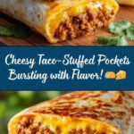 Loaded Taco-Stuffed Cheesy Pockets Recipe