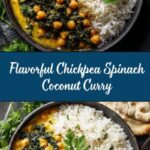 Chickpea Spinach Coconut Curry Recipe