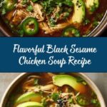 Black Sesame Chicken Soup Recipe