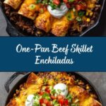 Beef Skillet Enchiladas (Easy One-Pan Recipe) Recipe
