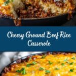 Cheesy Ground Beef and Rice Casserole Recipe