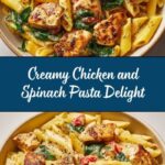 Creamy Chicken and Spinach Pasta Recipe
