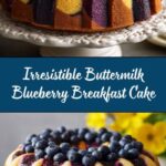 Buttermilk Blueberry Breakfast Cake Recipe