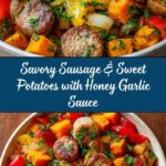 Sausage and Sweet Potatoes with Honey Garlic Sauce Recipe